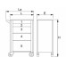 Servanta mobila pentru scule TSG13 Proliner 6 Servanta mobila pentru scule TSG13 Proliner 6